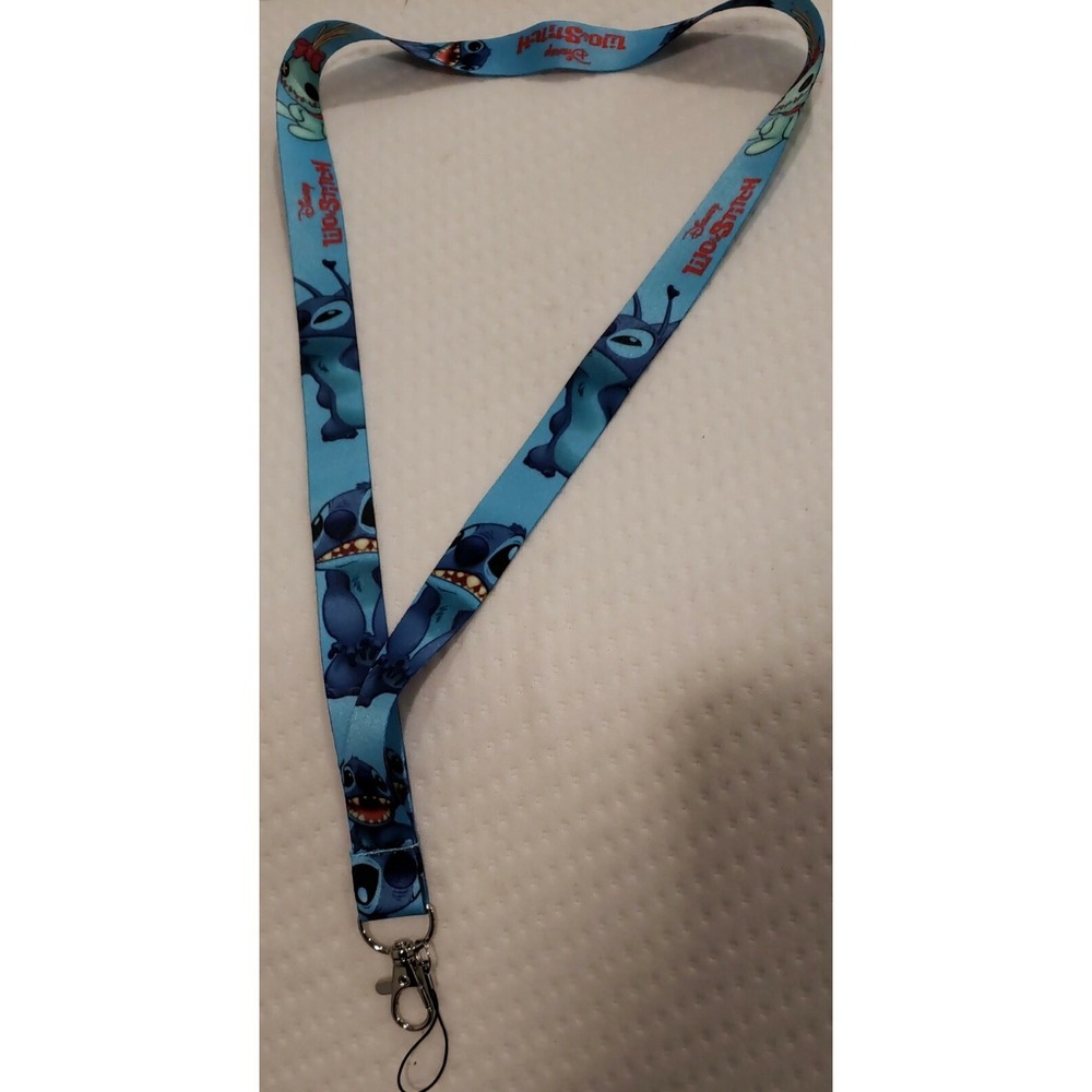 Disney STITCH Pin Trading‎ Neck lanyard ID keys NEW 018